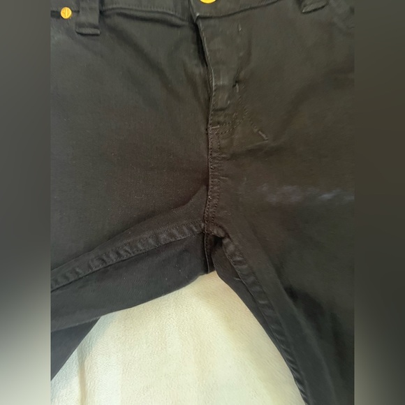 ABS by Allen Schwartz Ladies Black Capri Jean Shorts Size 32 - Picture 12 of 13